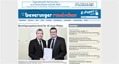 Desktop Screenshot of beverunger-rundschau.de